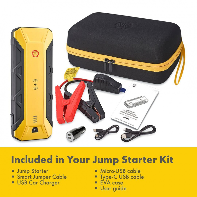 Shell Jump Starter 便攜式鋰應急啟動器 16000mAh SH916WC Shell Jump Starter 便攜式鋰應急啟動器 16000mAh SH916WC