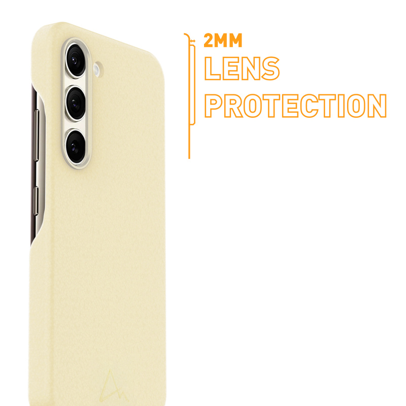 ARMOR Samsung Galaxy S23+ / S23 全真皮電話保護殼_暮光白