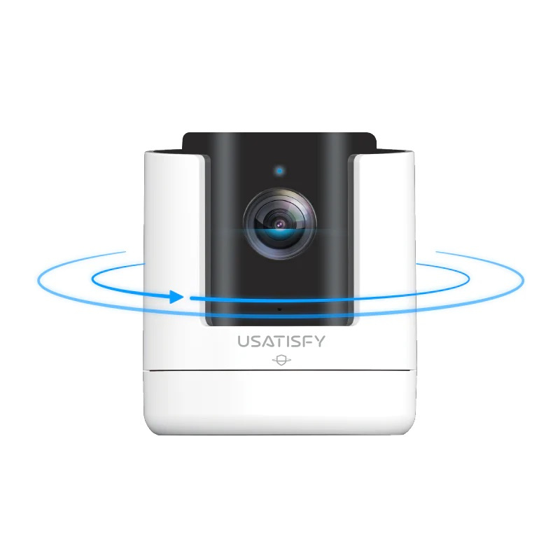 『送128GB Micro SD』美國USATISFY無線免安裝360°智能旋轉雙向語音雲儲存高清攝錄機Pro 2.0（移動充電版）