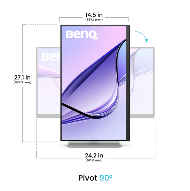 BENQ MA270U | 適用於 MacBook Pro 和 MacBook Air 的 27 吋 4K 超高清顯示器 BENQ MA270U | 適用於 MacBook Pro 和 MacBook Air 的 27 吋 4K 超高清顯示器