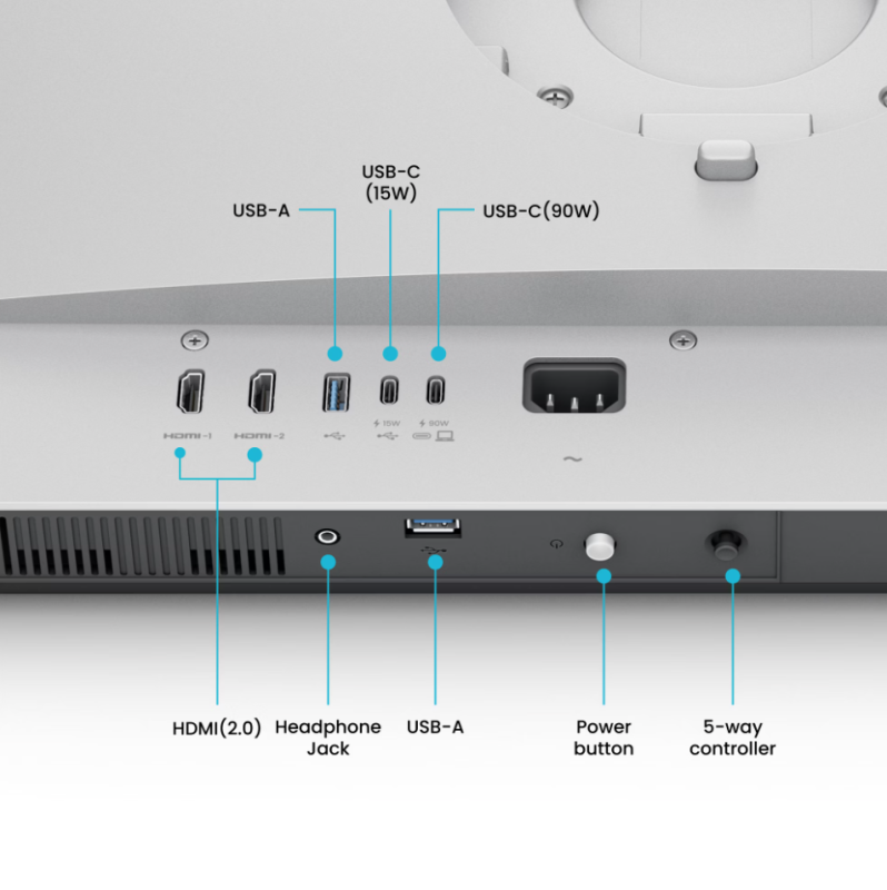 BENQ MA270U | 適用於 MacBook Pro 和 MacBook Air 的 27 吋 4K 超高清顯示器 BENQ MA270U | 適用於 MacBook Pro 和 MacBook Air 的 27 吋 4K 超高清顯示器