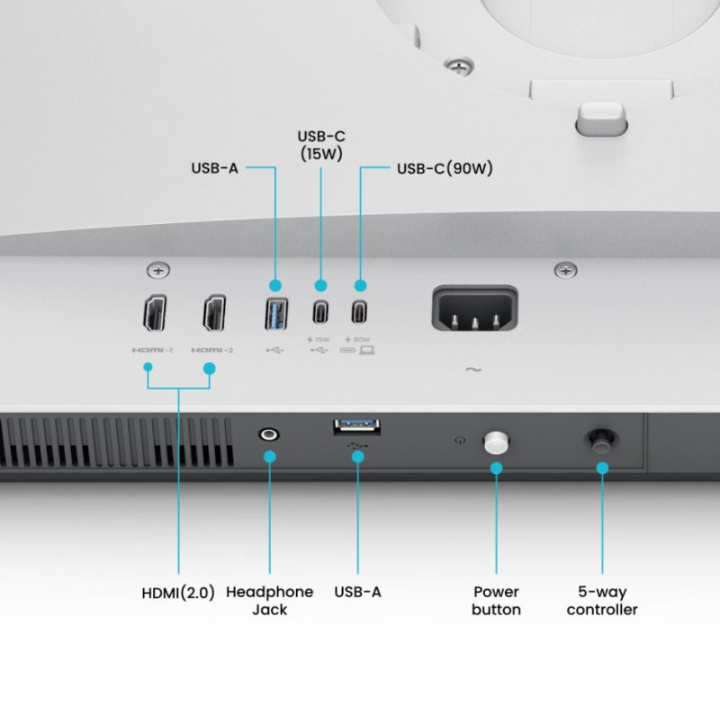 BENQ MA320U |適用於 MacBook Pro 和 MacBook Air 的 32 吋 4K 超高清顯示器 BENQ MA320U |適用於 MacBook Pro 和 MacBook Air 的 32 吋 4K 超高清顯示器