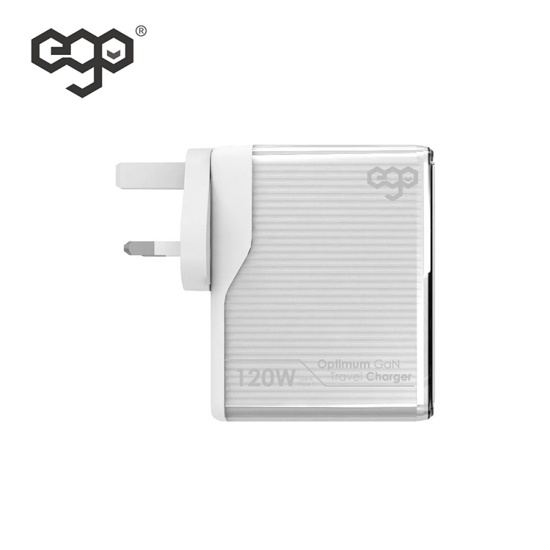 【旅行必備】EGO 120W Optimum GaN 4USB 旅行充電器 A2217【原裝行貨 一年保養】 【旅行必備】EGO 120W Optimum GaN 4USB 旅行充電器 A2217【原裝行貨 一年保養】