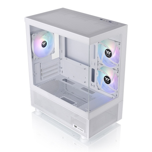 Thermaltake View 170 TG ARGB Micro Chassis - ( Black / White ) ( 預裝3把ARGB風扇 )