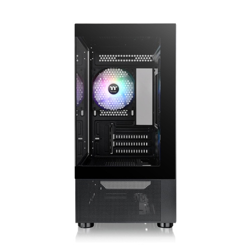 Thermaltake View 170 TG ARGB Micro Chassis - ( Black / White ) ( 預裝3把ARGB風扇 )