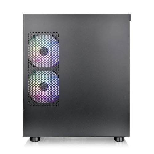Thermaltake View 170 TG ARGB Micro Chassis - ( Black / White ) ( 預裝3把ARGB風扇 )