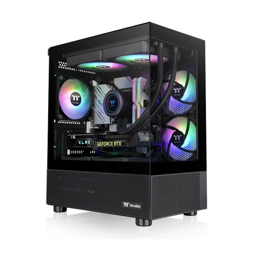 Thermaltake View 170 TG ARGB Micro Chassis - ( Black / White ) ( 預裝3把ARGB風扇 )