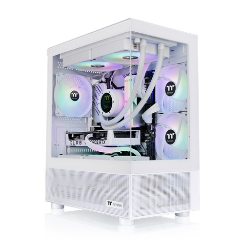 Thermaltake View 170 TG ARGB Micro Chassis - ( Black / White ) ( 預裝3把ARGB風扇 )