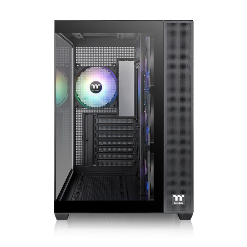 Thermaltake View 380 TG ARGB Mid Tower Chassis - BLACK ( 預裝4把ARGB風扇 )