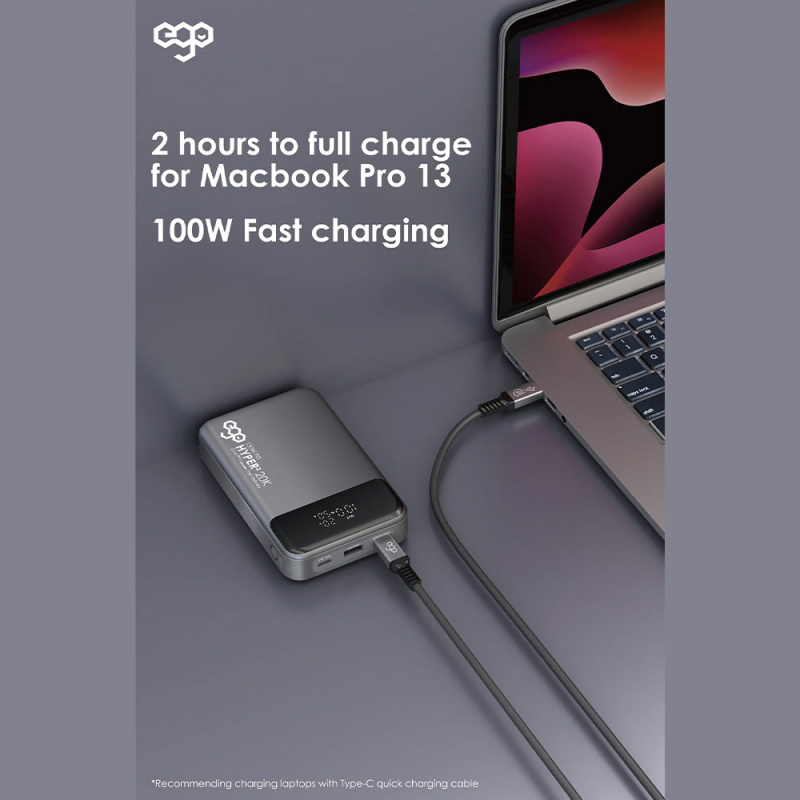 EGO HYPER² 20K 20000mAh 130W PD 行動電源(T151)