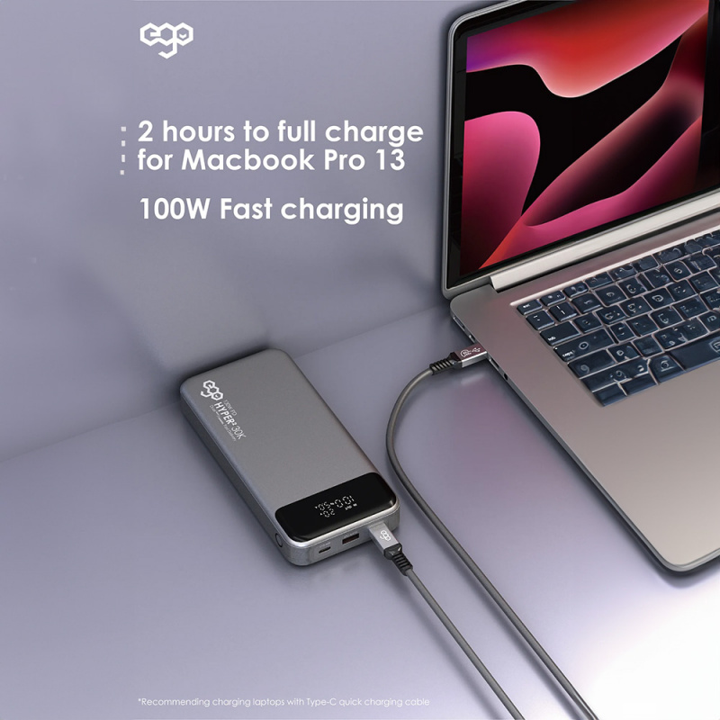 EGO HYPER² 30K 30000mAh 130W PD 行動電源(T152)