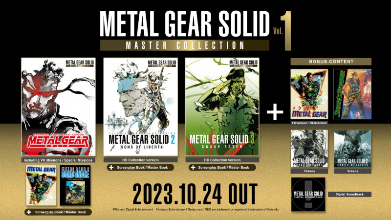 PS5/Switch Metal Gear Solid 潛龍諜影 : Master Collection Vol.1 [日英文版]