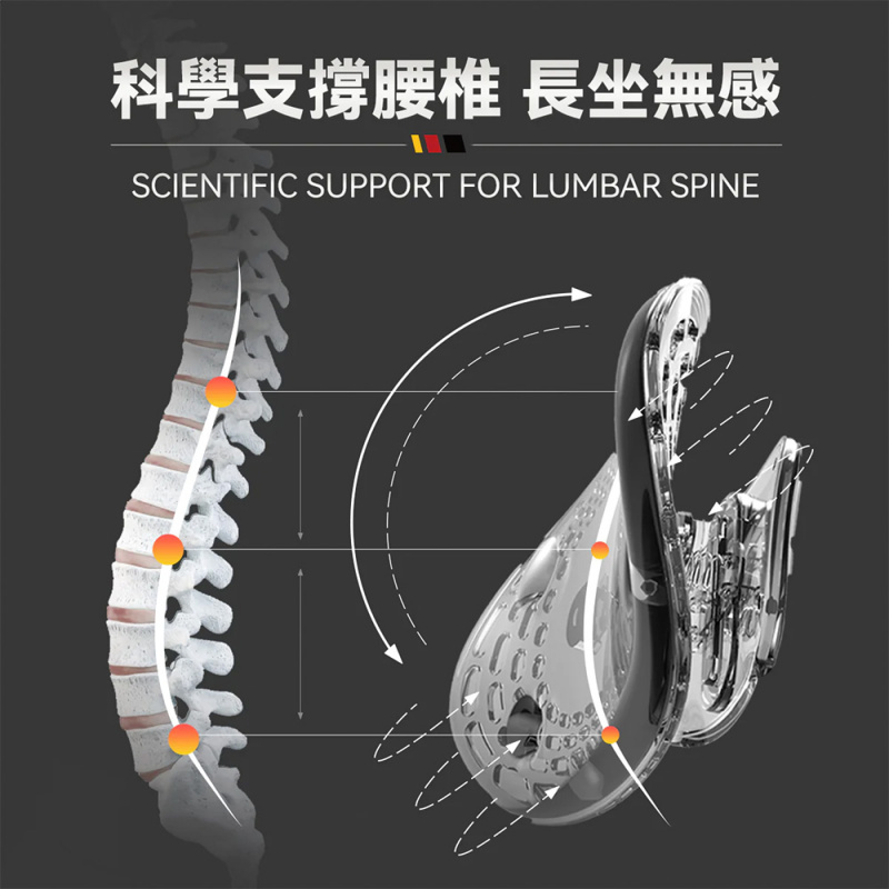 【💼 Office 必備 】Firstery 久坐抒壓多調節護脊折疊適配人體工學坐墊