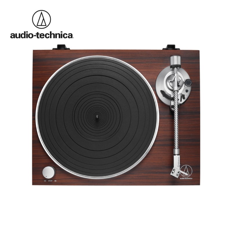 【最新型號】Audio-Technica 鐵三角 AT-LPW50BT RW 無線皮帶驅動式黑膠唱盤