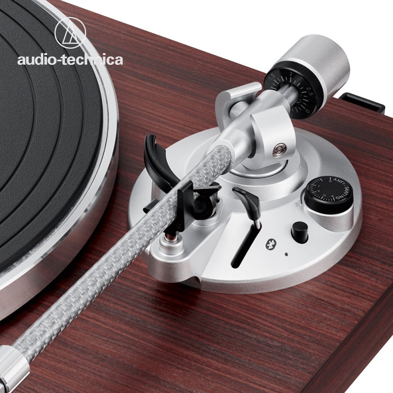 【最新型號】Audio-Technica 鐵三角 AT-LPW50BT RW 無線皮帶驅動式黑膠唱盤