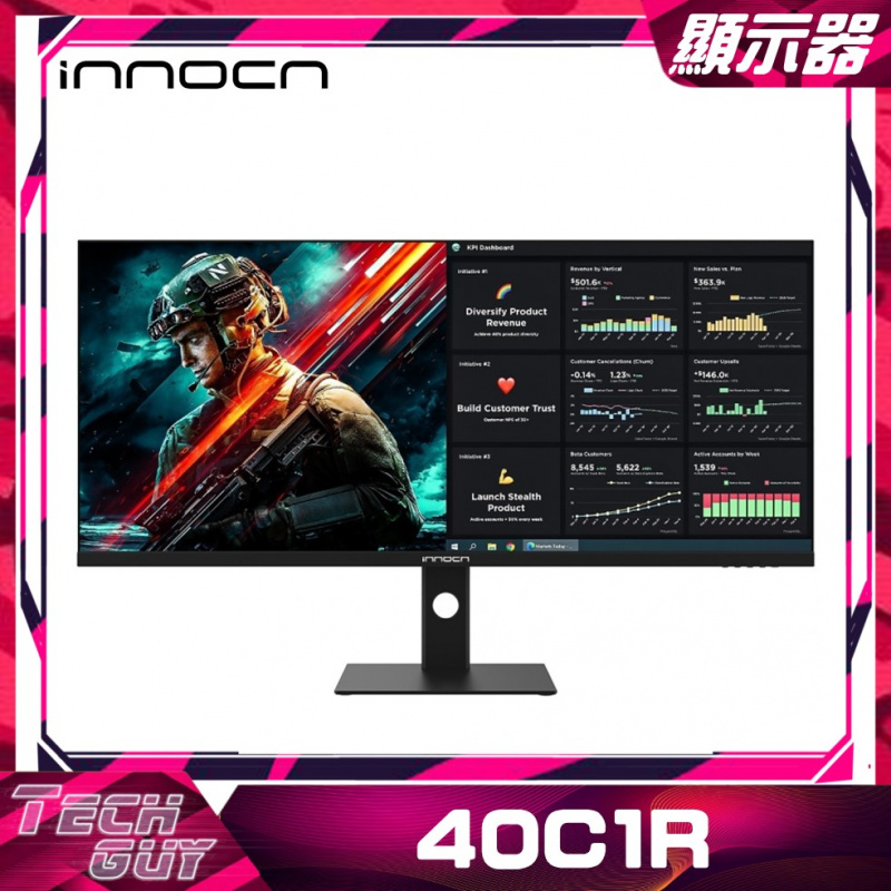 INNOCN【40C1R】40" 2K IPS 90W 顯示器