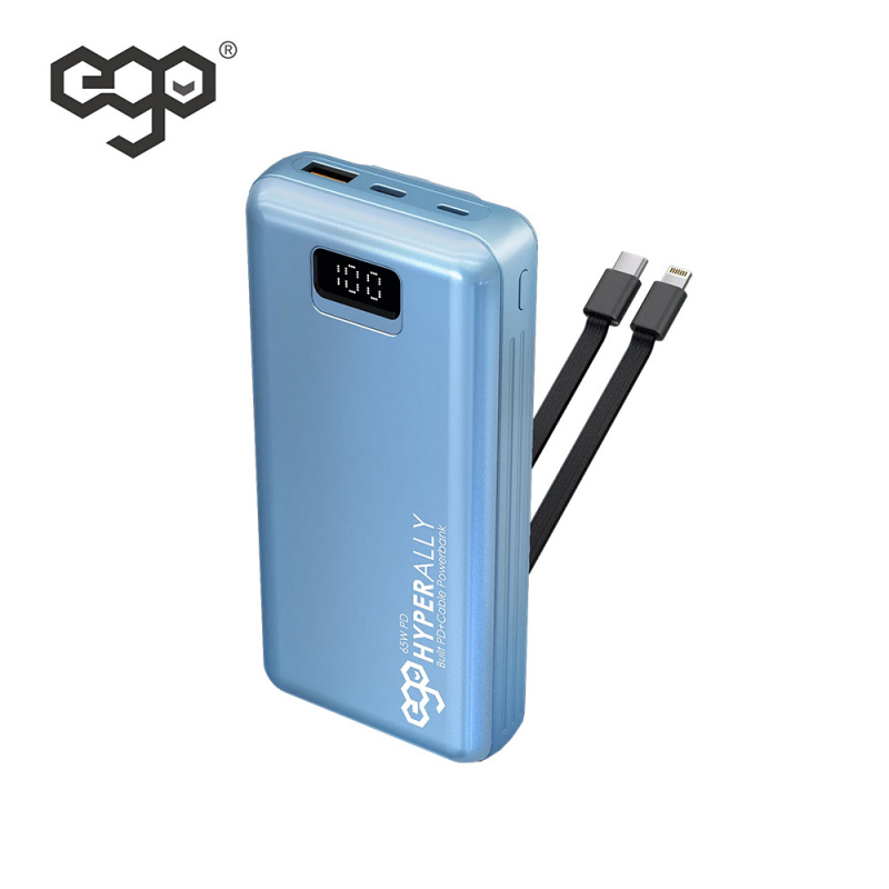 EGO HYPER ALLY 20000mAh 65W 內置線 行動電源(975SP) EGO HYPER ALLY 20000mAh 65W 內置線 行動電源(975SP)