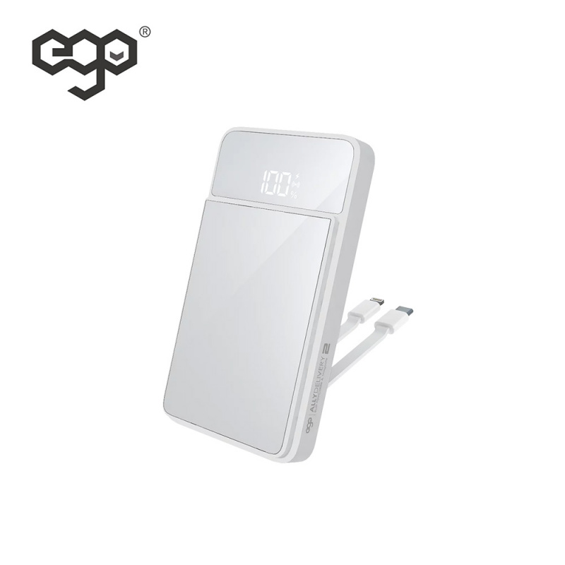 【全新金屬紫色🟣】EGO AllyDelivery 2 @Magsafe 12000mAh 內置線行動電源 【全新金屬紫色🟣】EGO AllyDelivery 2 @Magsafe 12000mAh 內置線行動電源