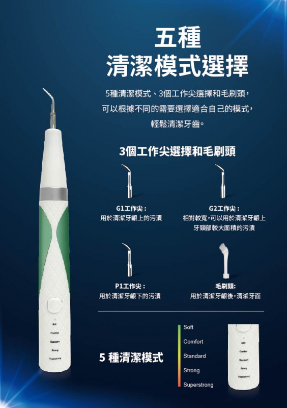 Maxcare 超聲波離子洗牙器