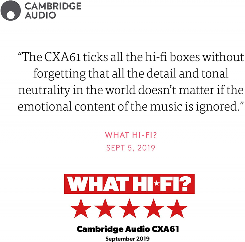 Cambridge Audio CXA61 合併式解碼擴音機