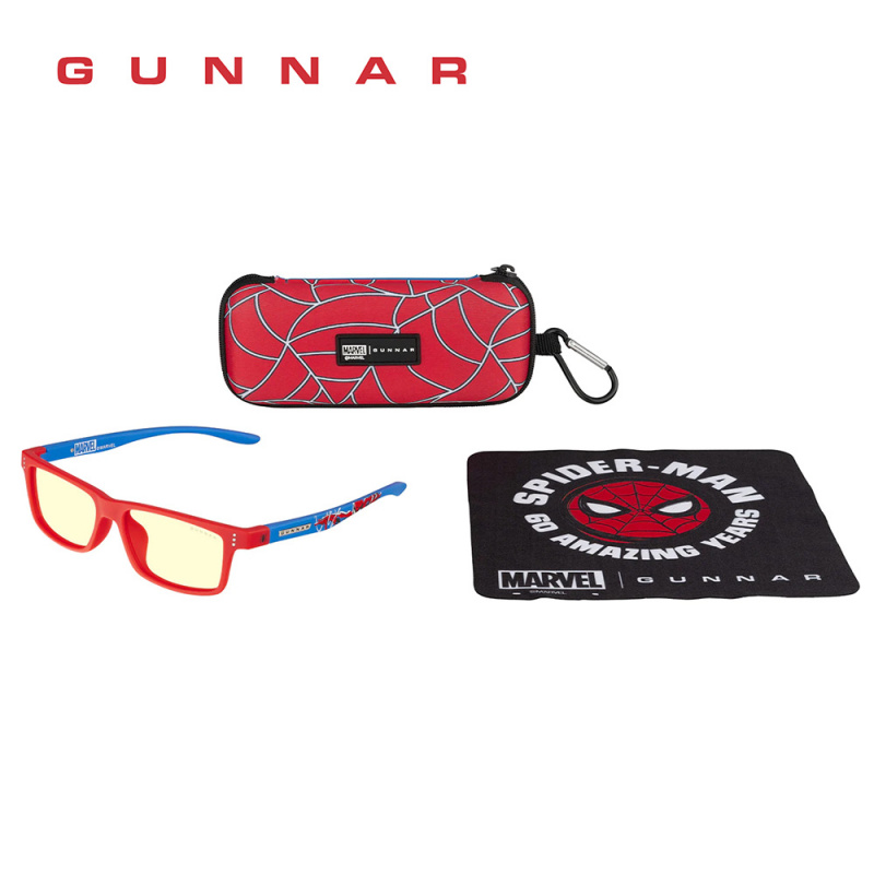 GUNNAR x MARVEL 兒童防藍光眼鏡 - CRUZ Kids Large Spider-Man Edition GUNNAR x MARVEL 兒童防藍光眼鏡 - CRUZ Kids Large Spider-Man Edition