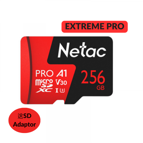 Netac Extreme Pro 256G Micro SD [送SD Adaptor]
