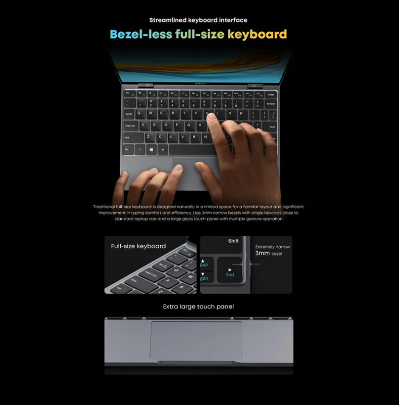 Chuwi 馳為 MiniBook X 2023 (Intel N100/12GB/512GB/WIN11 HOME)
