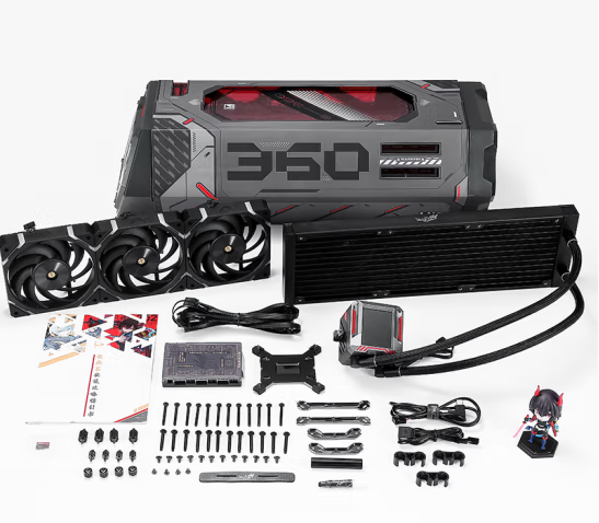 Valkyrie (VALKYRIE) E360 LOKI VK 2.4"LCD H.264 CPU water cooling radiator - Black