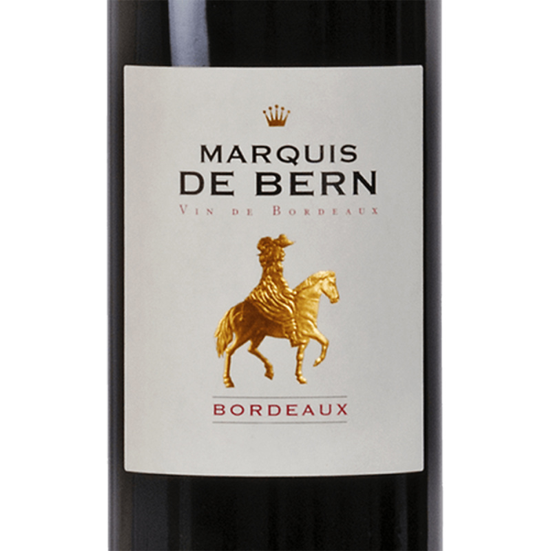 法國Marquis De Bern 伯爾尼侯爵 Bordeaux 波爾多紅酒 750ml【市集世界 -市集酒莊】