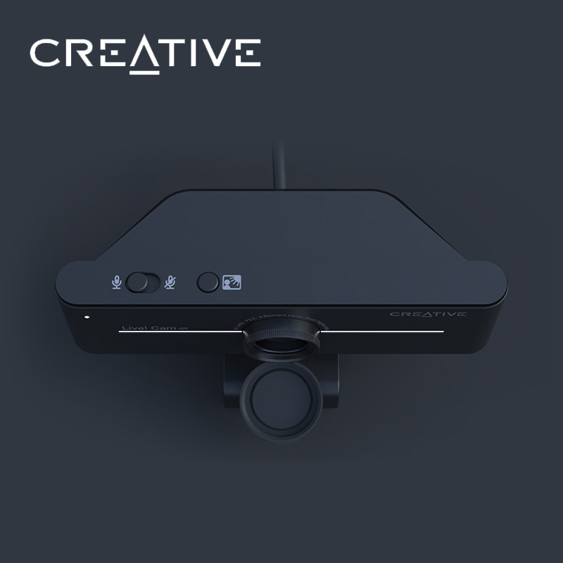 【原裝行貨一年保養】Creative Live! Cam Sync 4K 超高清網路攝像機