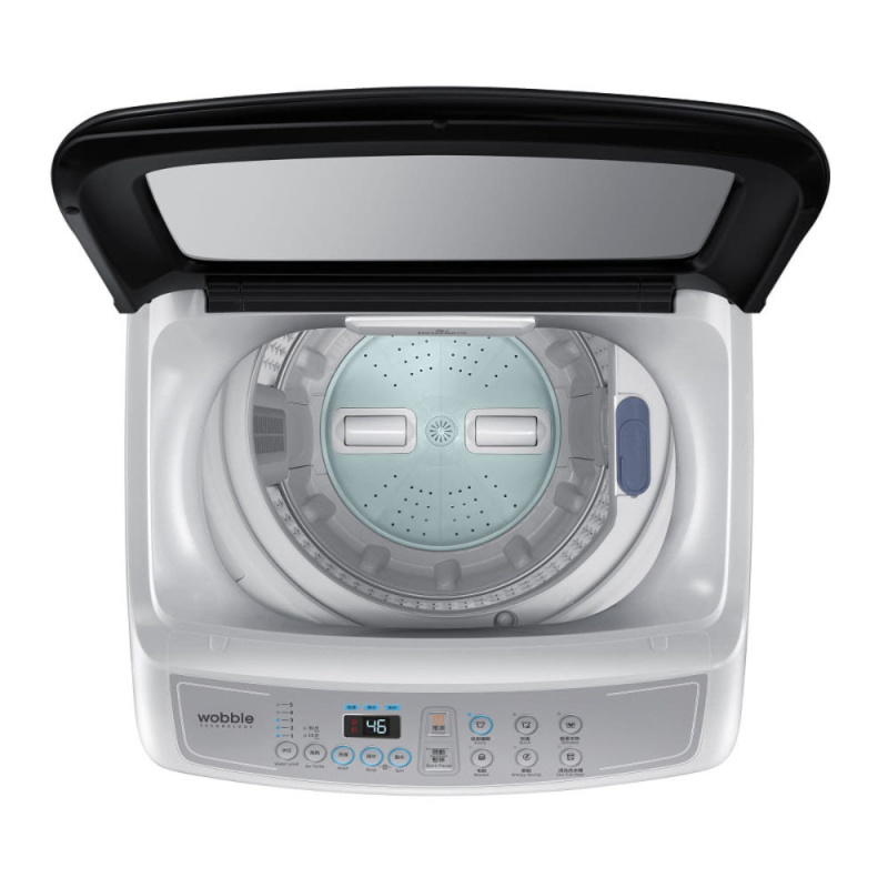 [優惠碼即減$200] [限時優惠: 1月免費安裝] Samsung 頂揭式 高排水位 洗衣機 7kg [銀色] [WA70M4400SS/SH]