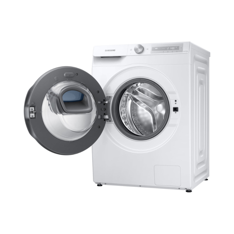 [優惠碼即減$200] Samsung AI Ecobubble™ AI智能前置式洗衣機 8kg (白色) WW80T654DLH/SH