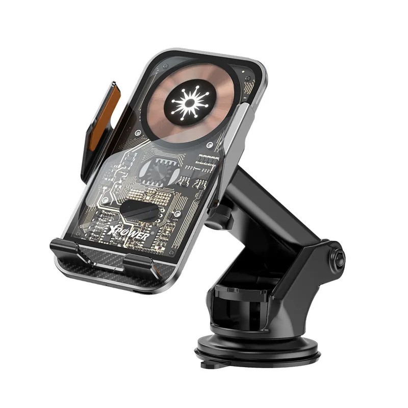 XPower 15W 無線快充透明自動車支架 CMA8 [2色]