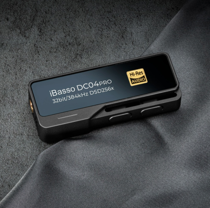 iBasso DC04 PRO 解碼耳放、便攜小尾巴(3.5 + 4.4mm)