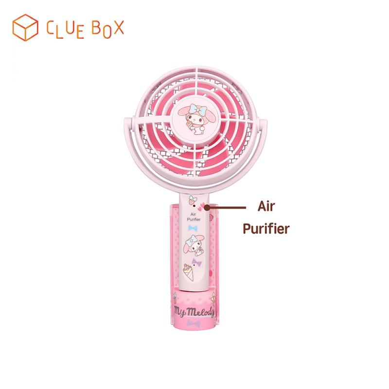 Clue Box x Sanrio 負離子空氣淨化器手提風扇【香港行貨 一年保養】
