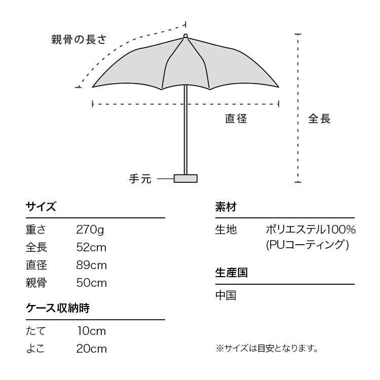 W.P.C. WPC x 多啦A夢 防紫外光迷你縮骨遮 801-DR09 深藍