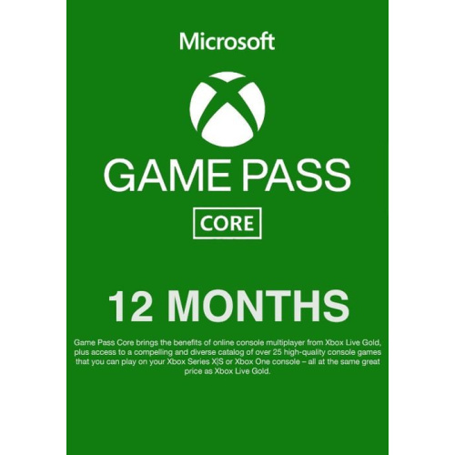 Xbox Game Pass Core [3/12/24/36個月] (電子下載版)