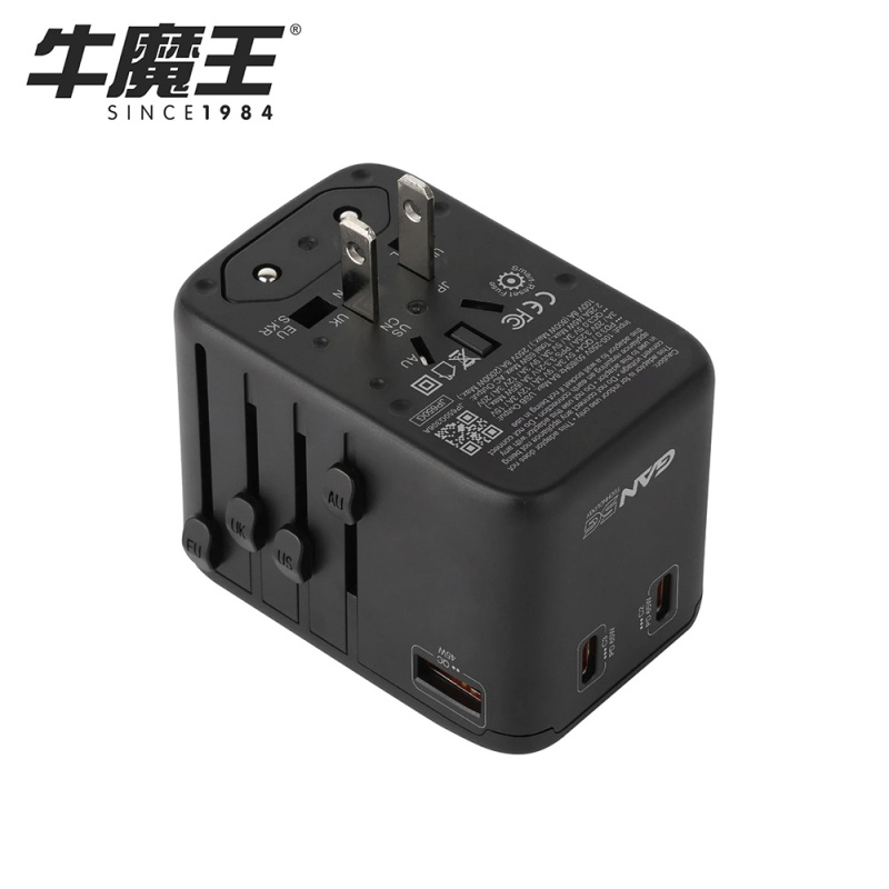 牛魔王 Maxpower JP650G 65W 4 位 GaN 充電旅遊插座