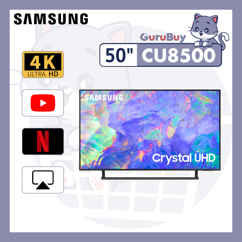 [優惠碼即減$200] Samsung 50" CU8500系列 Crystal UHD 智能電視 [UA50CU8500JXZK/50CU8500]【家品家電節】