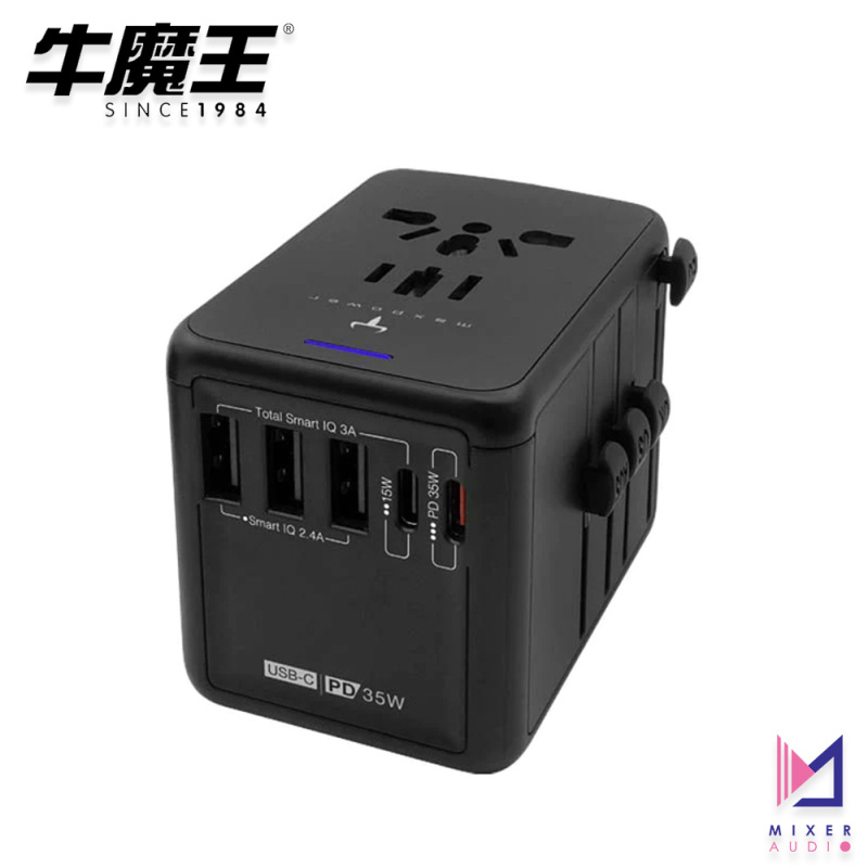 【原裝行貨 一年保養】牛魔王 Max Power 35W 5 位 GaN 充電旅遊插座 YF550PD 【原裝行貨 一年保養】牛魔王 Max Power 35W 5 位 GaN 充電旅遊插座 YF550PD