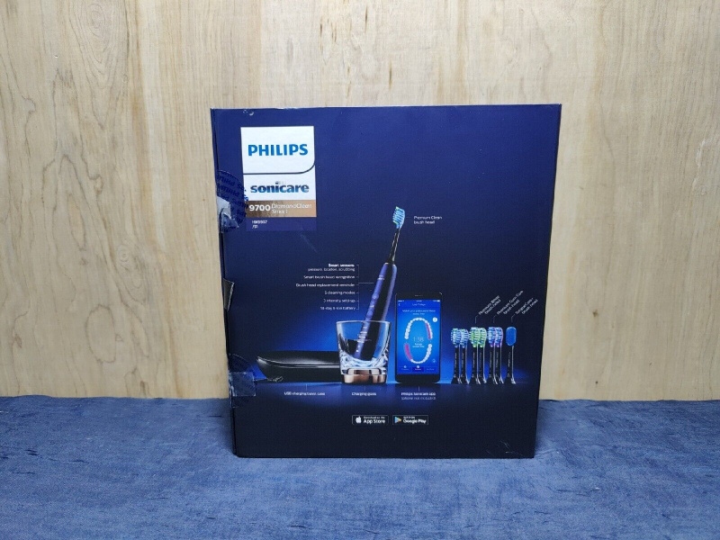 PHILIPS Sonicare DiamondClean Smart 9700 HX9957 藍芽升級版聲波震動電動牙刷 [獨有62000轉速及加送8支原廠刷頭]