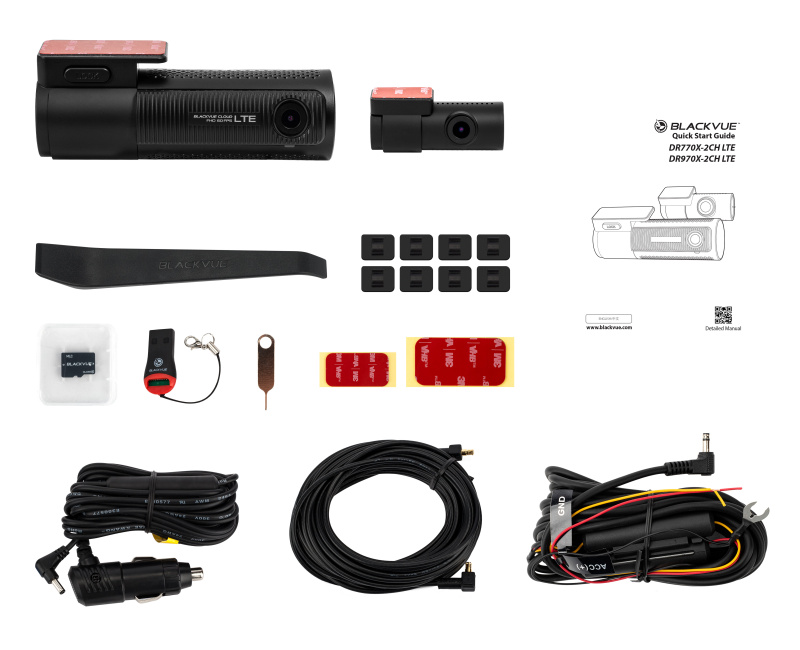 Blackvue DR770X LTE 雙鏡頭行車記錄器 連上門安裝