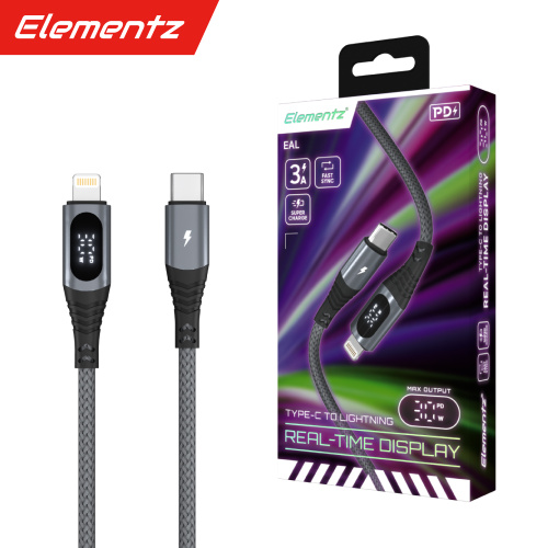 Elementz EAL USB Type-C to Lightning 充電及傳輸線