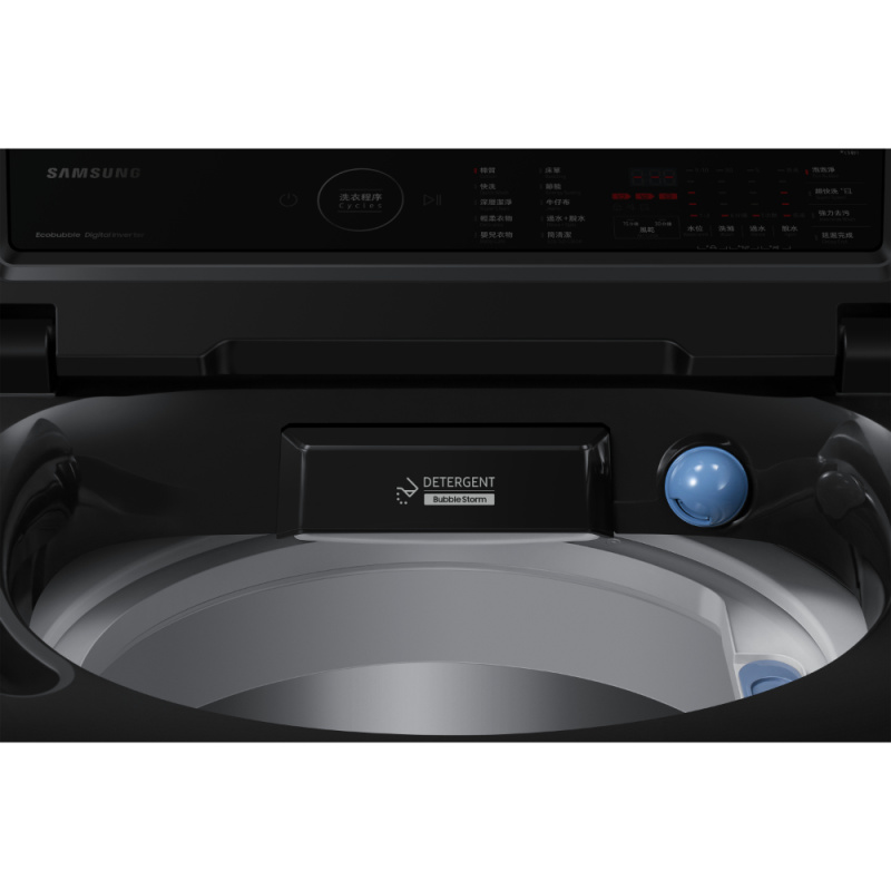 Samsung Ecobubble™ 頂揭式洗衣機 高排水位 10kg 耀珍黑 WA10C14545BVSH