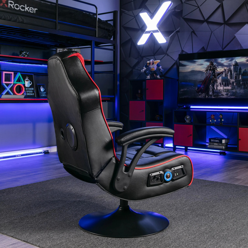 X Rocker【Torque】2.1 Dual Pedestal 腰部震動 人體工學電競椅