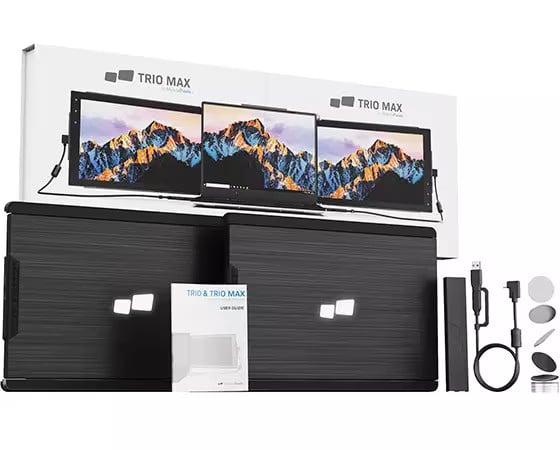 Mobile Pixels TRIO 攜帶型筆電外接雙螢幕 (Trio 2nd Gen 13.3 / Trio Max 2nd Gen 14.1)