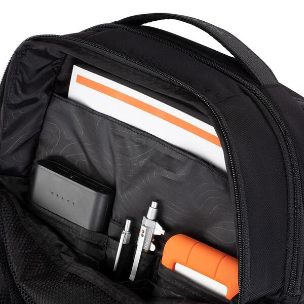 Incase Twill & Leather Backpack 16吋 皮革雙層筆電後背包 (黑)