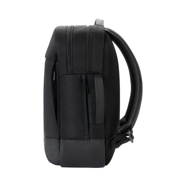 Incase Twill & Leather Backpack 16吋 皮革雙層筆電後背包 (黑)