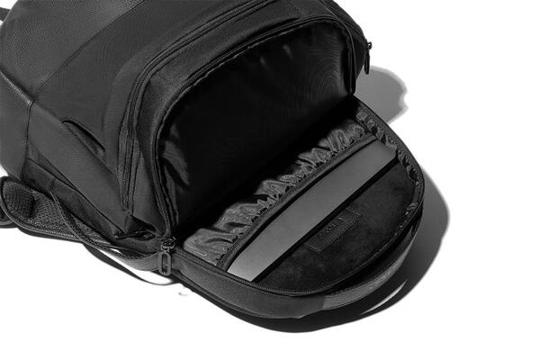 Incase Twill & Leather Backpack 16吋 皮革雙層筆電後背包 (黑)