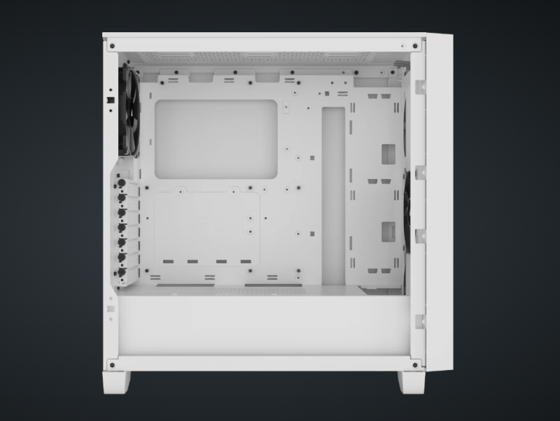 Corsair 3000D AIRFLOW Mid-Tower PC Case - White